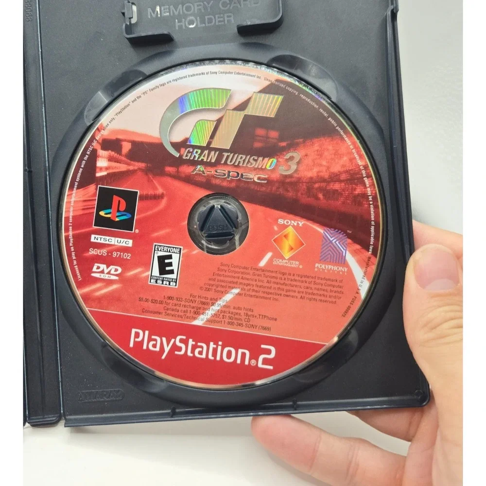Gran Turismo 3‎ A-spec (Sony PlayStation 2, 2006) Complete Game w/ Manual